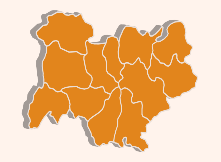 carte Auvergne-Rhône-Alpes en 3D